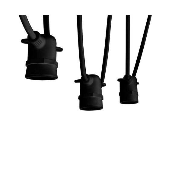 Feit Electric Indoor/Outdoor 10' 5 Socket String Light & 4 LED Fairy Bulbs NEW - Picture 9 of 10